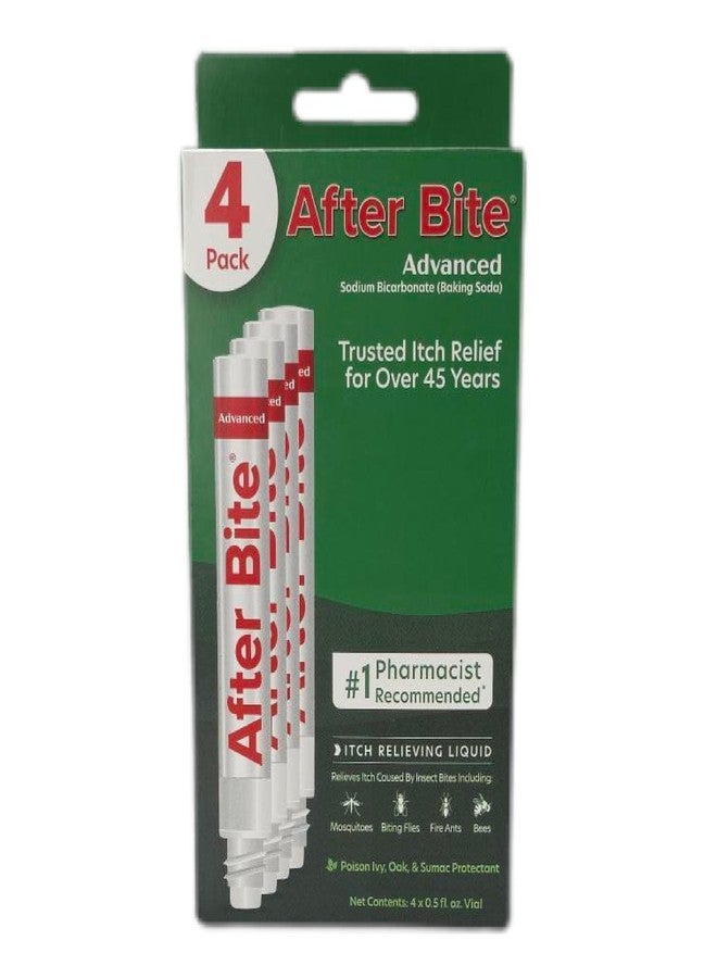 After Bite Advanced Formula - Itch Relief with Sodium Bicarbonate - Ideal for Mosquito & Fire Ant Bites, Bees & More - Portable Pen Applicator - 0.5 oz (4 Pack) - Image 1